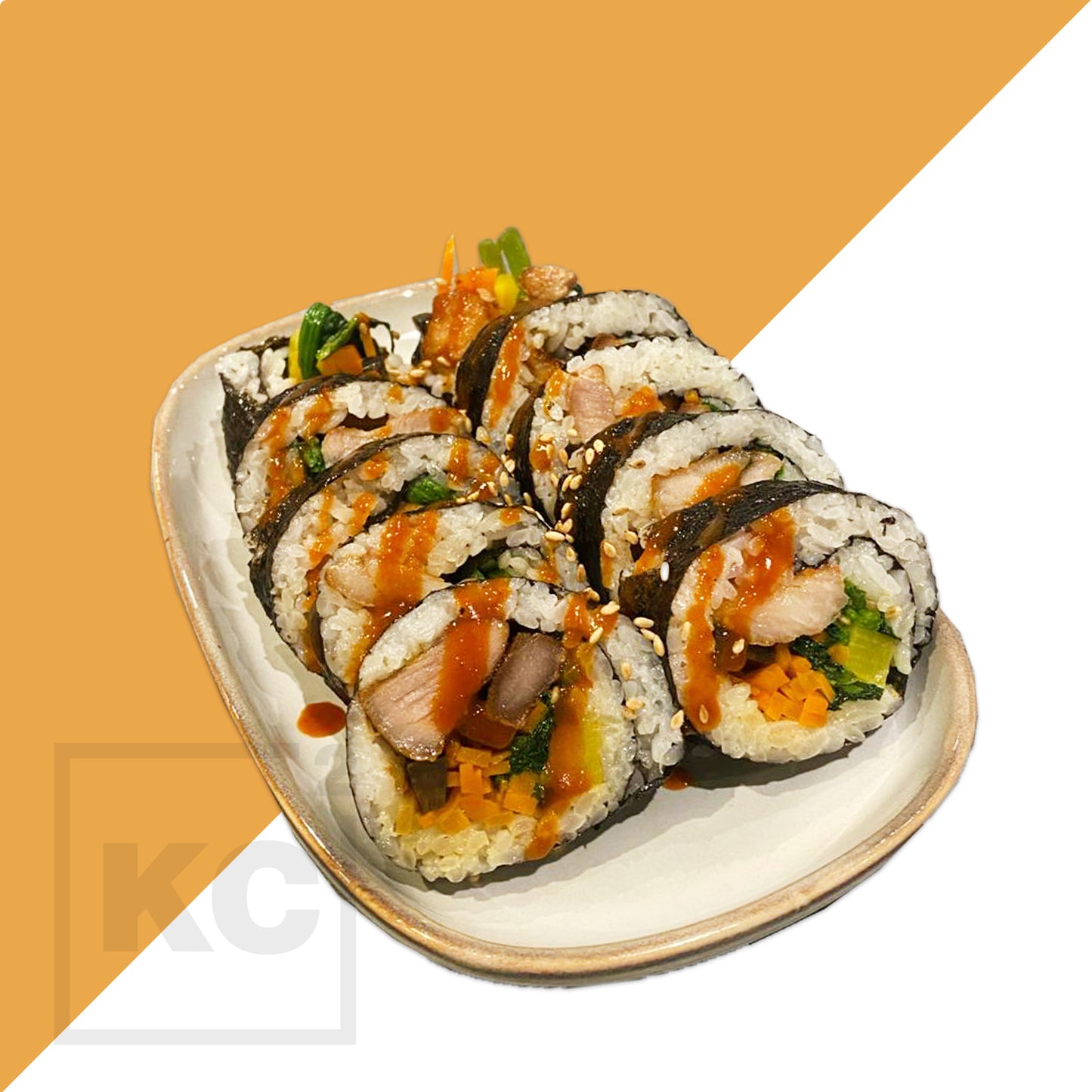 Grilled Pork Kimbap